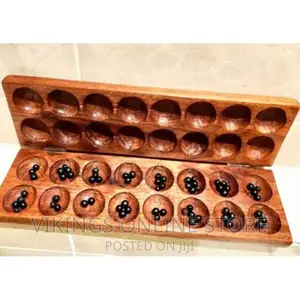 Omweso Board Game - Brown