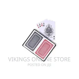 Plastic Pocker Playing Cards - Multicolor