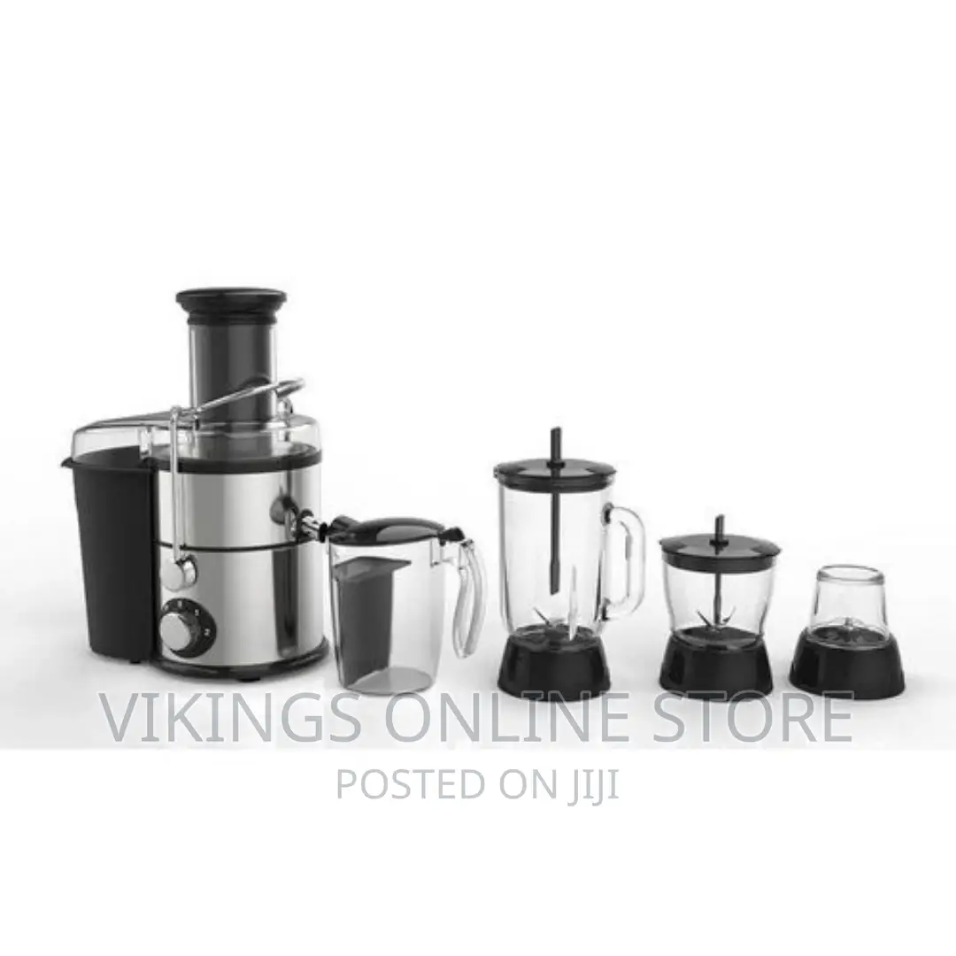 Hoffmans 4 Ln1 Electric Juicer,Blender/Extractor,1.5l-Silver