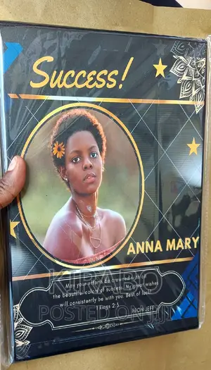 Success Card on Board A3 Free Design