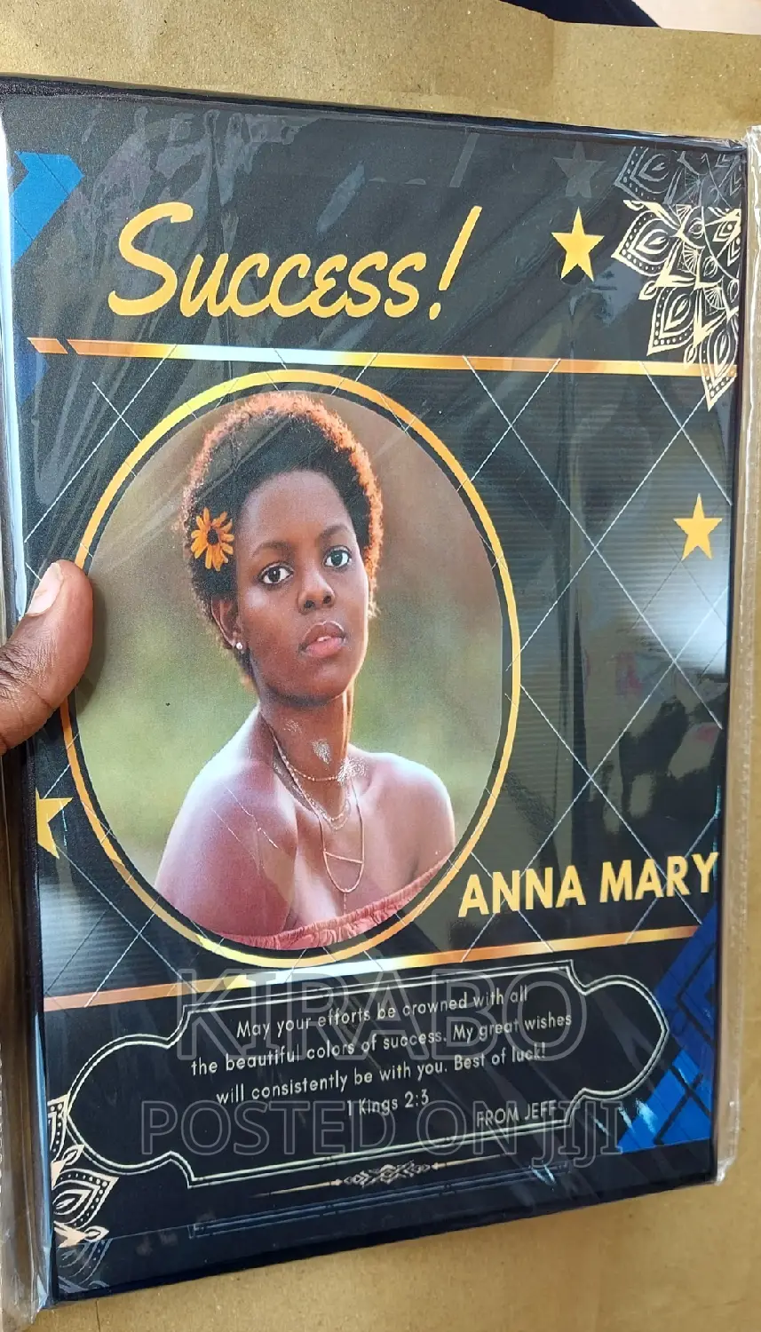 Success Card on Board A3 Free Design
