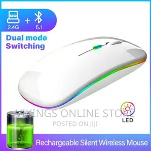 Led Bluetooth Rechargeable Wireless Mouse