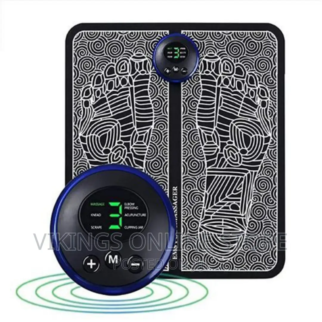 Foot Massager, Blood Circulation Reflexology, Black