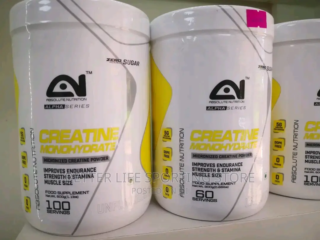 Creatine Monohydrate 100% Absolute Nutrition 60 Servings