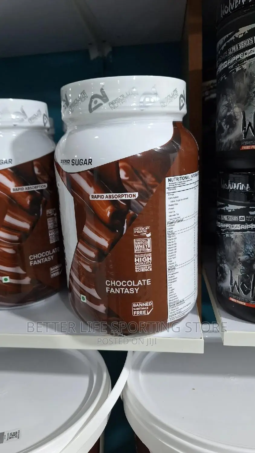 Mass Gainer Absolute Nutrition Zero Sugar 3 Kg(9 Servings)