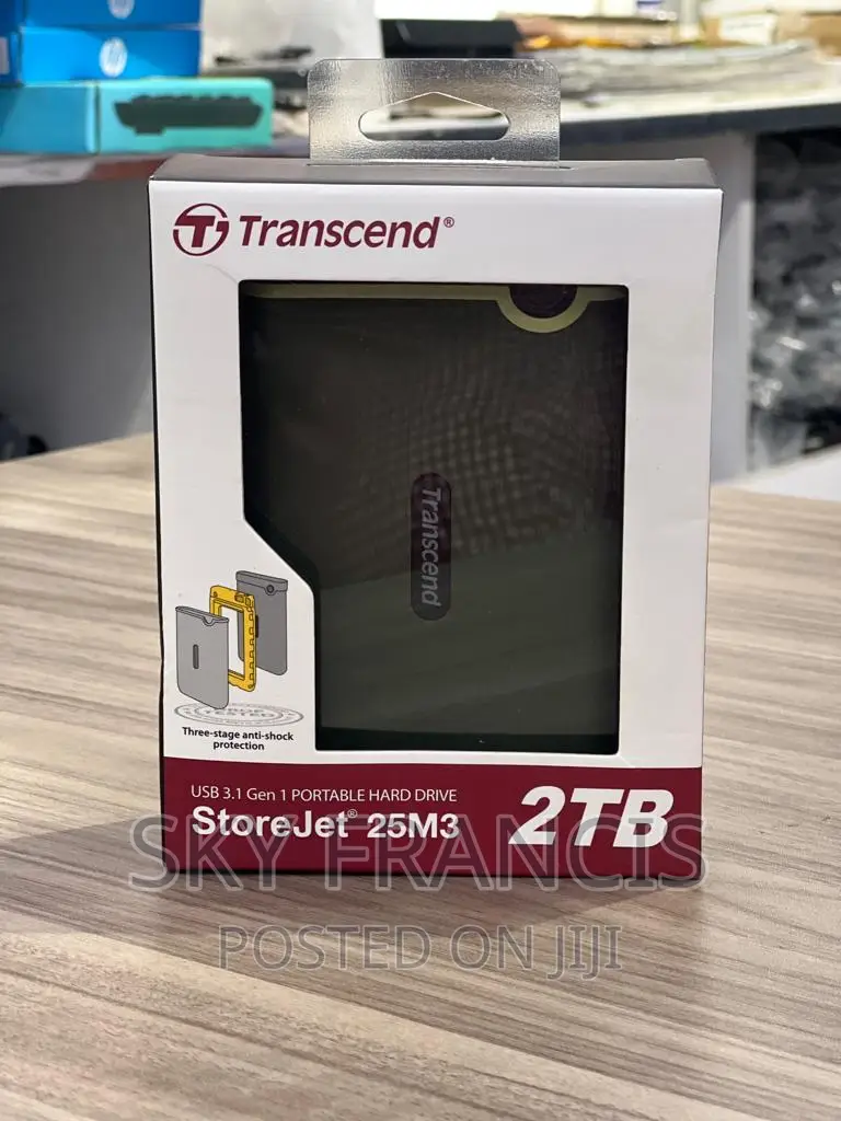 Transcend Hard Disk 2tb External Black