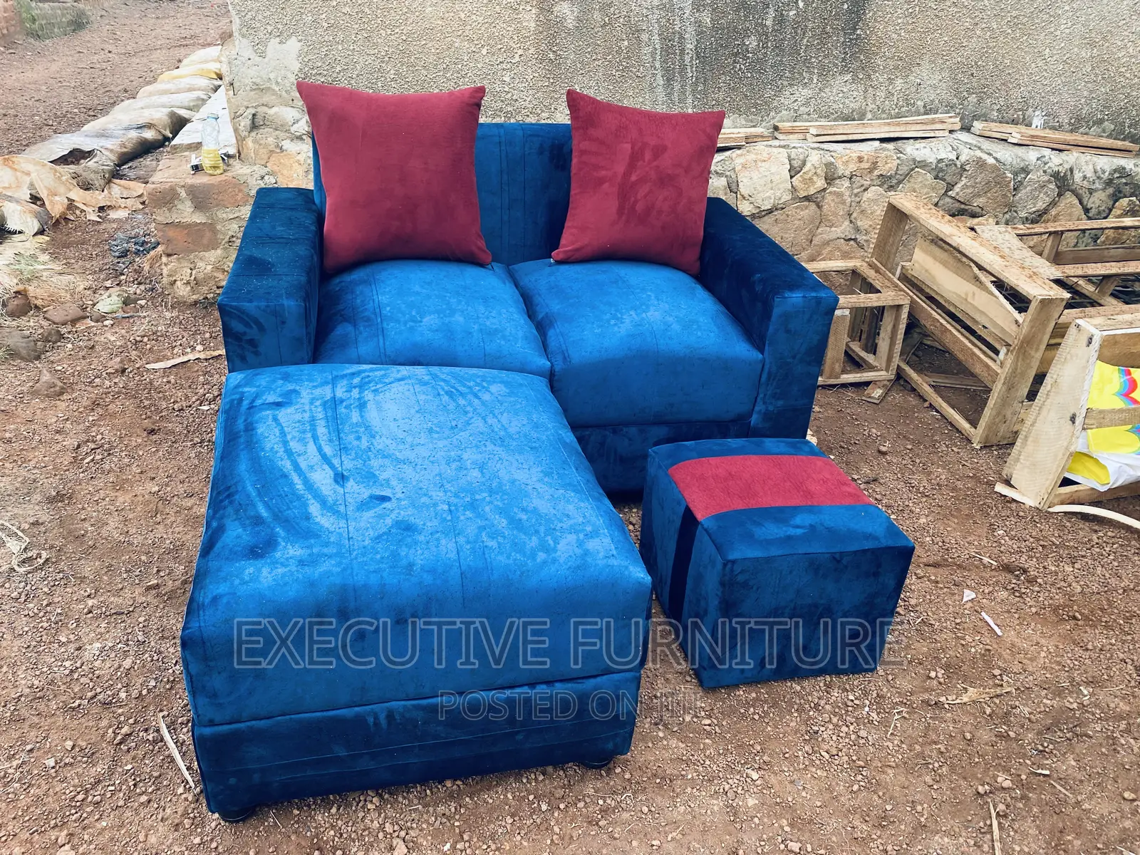 Mini Two Seater L Sofa