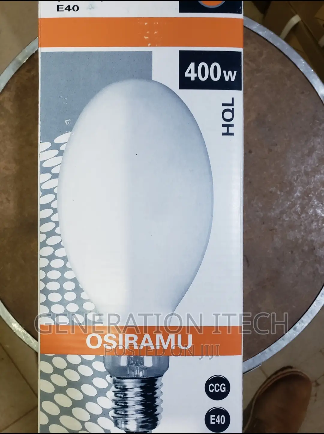 Osram E40 HQL 400w-Mercury Bulb for Grasshoper-Nsenene