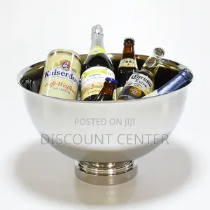 Stainless Round Ice Bucket