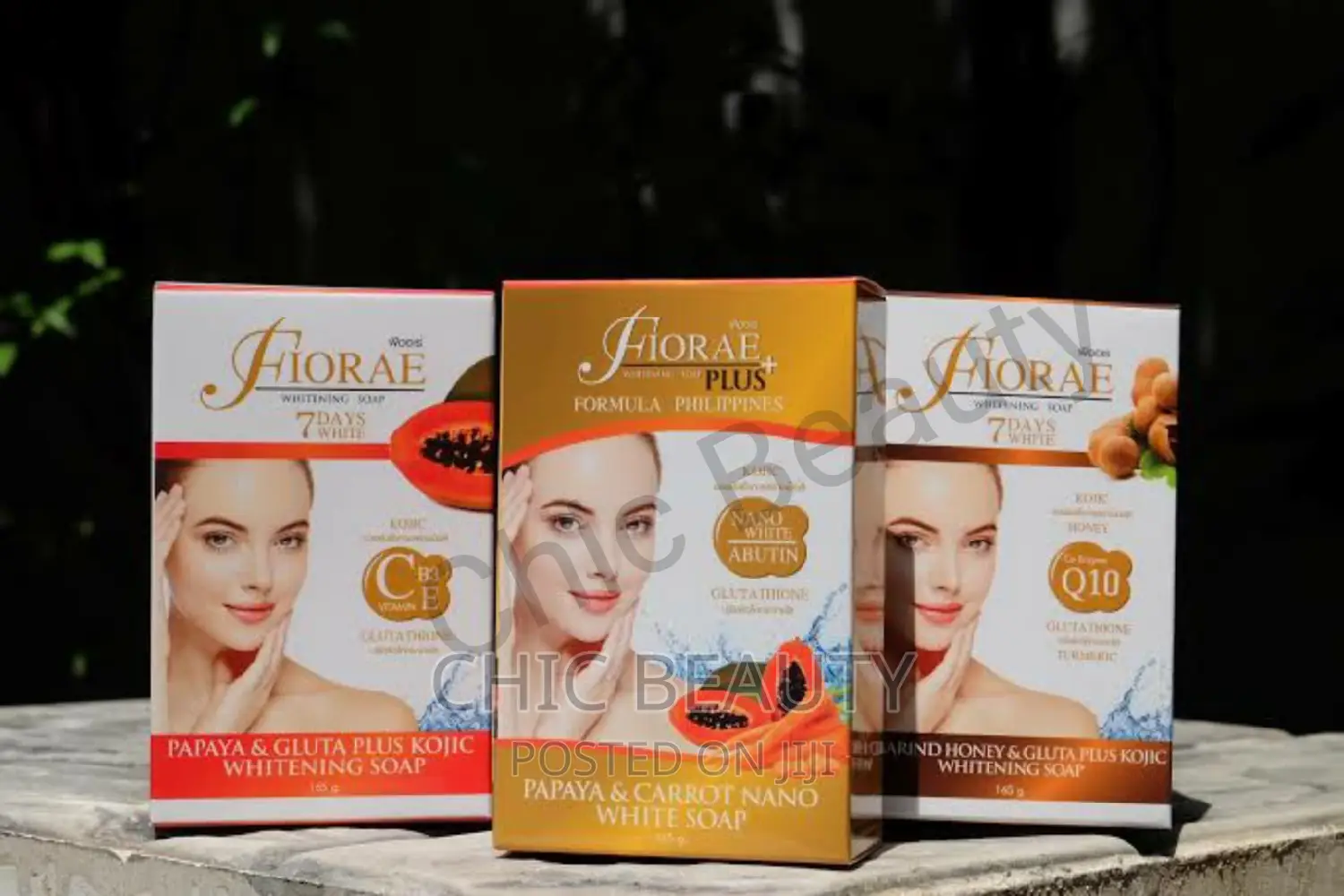 Fiorea Whitening Soap, Gluta, Kojic, Tomato