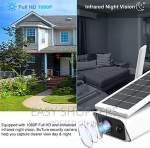 Wifi Solar Security Camera Waterproof Mobile App Control