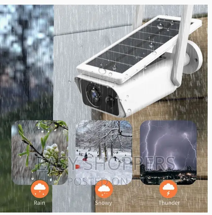 Wifi Camera Wireless Solar Outdoor Camera 360° Rotating
