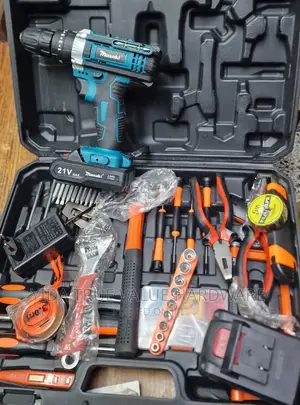 Cordless Drill Set and Other Hand Tools