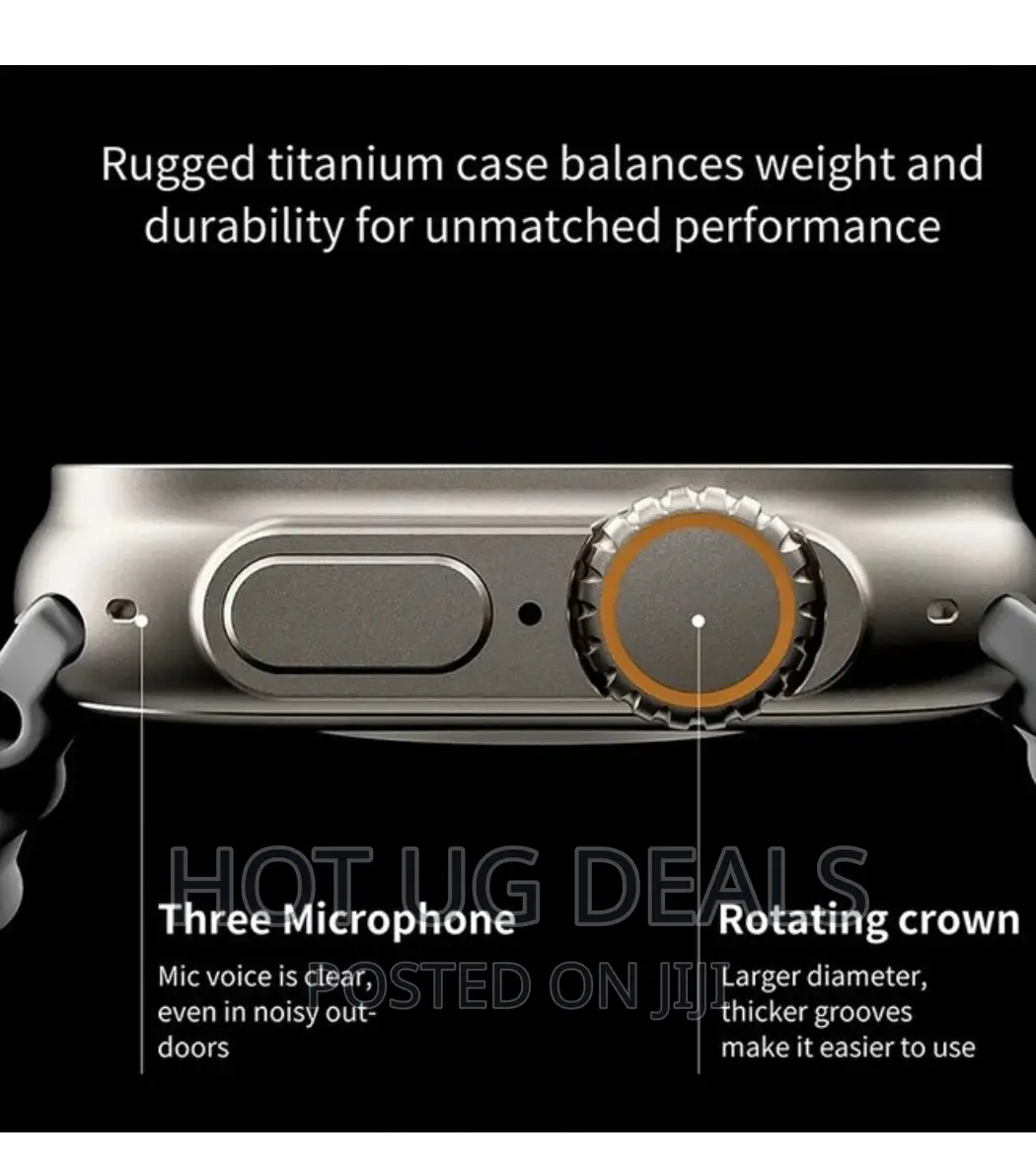 Ultra Smartwatch Bluetooth Phone Waterproof. - Silver ,Black