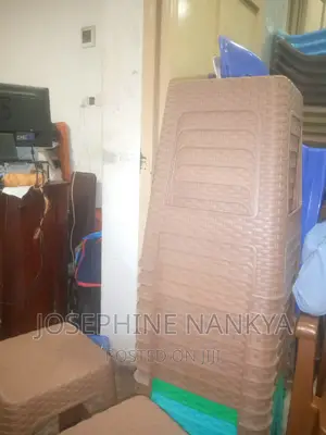 Plastic Stool, Bamboo Design