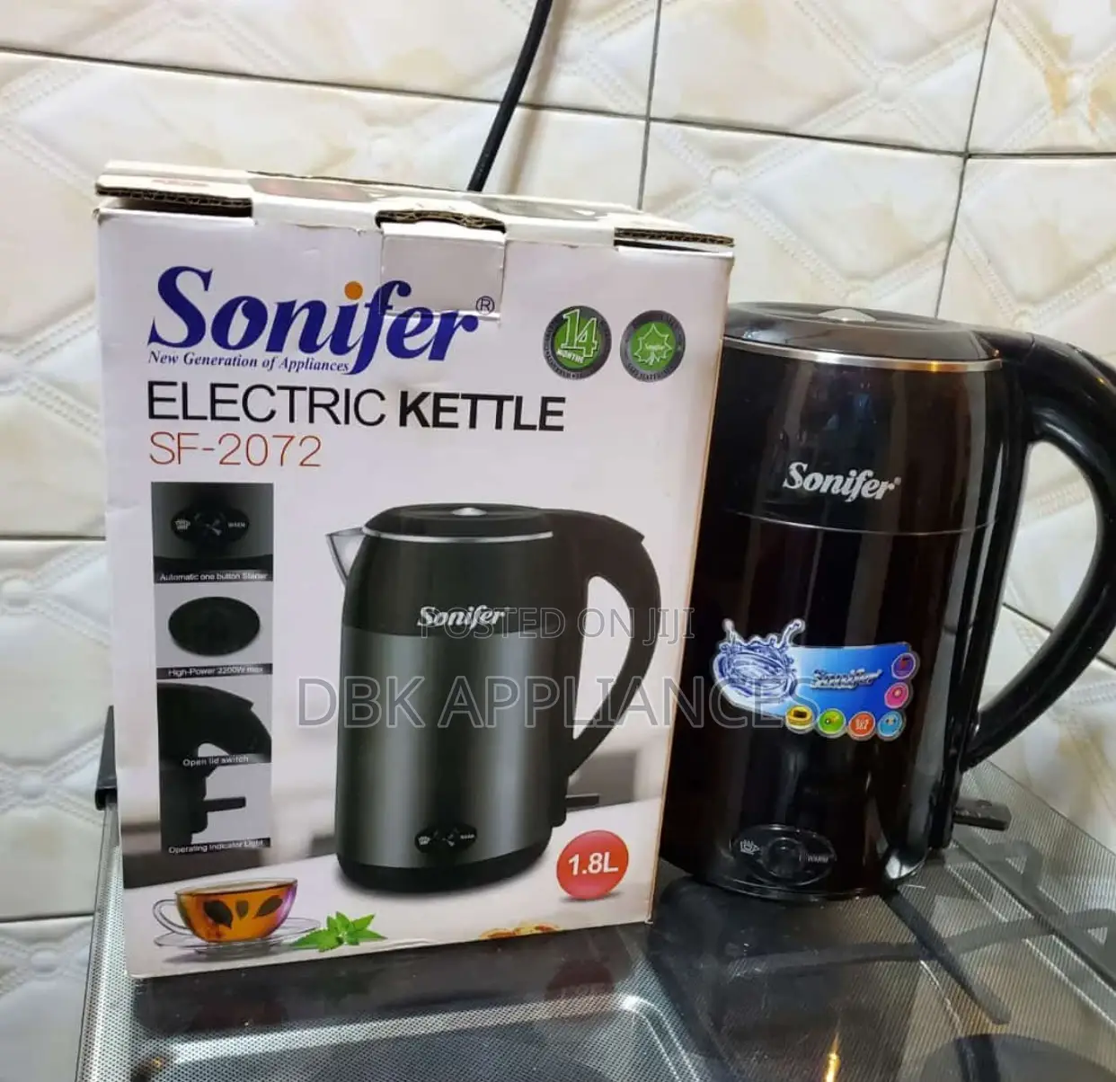 Sonifer Electric Kettle for Water Milk Keeps Warm Option