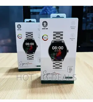 Green Lion Signature Watch - Silver