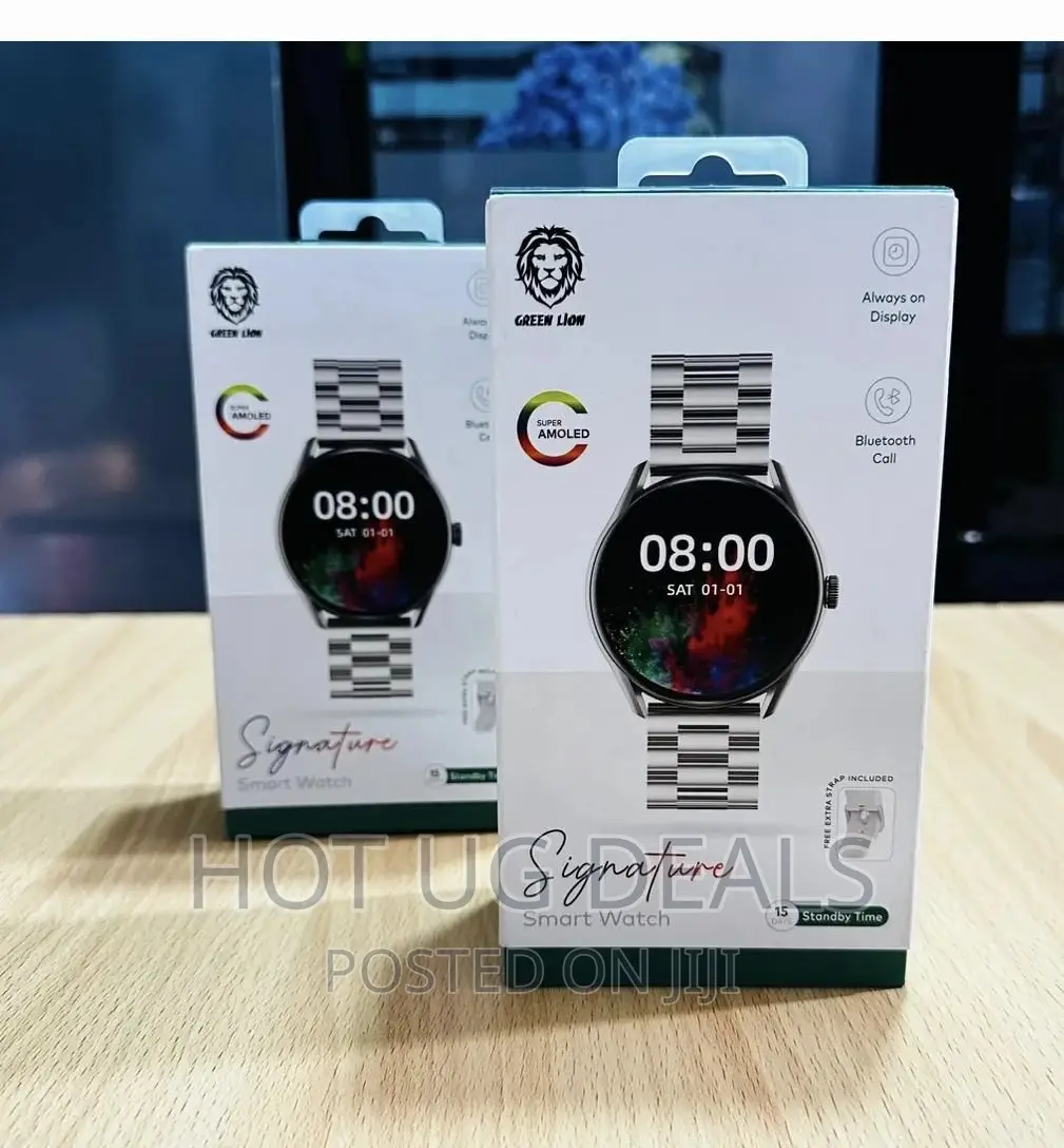 Green Lion Signature Watch - Silver