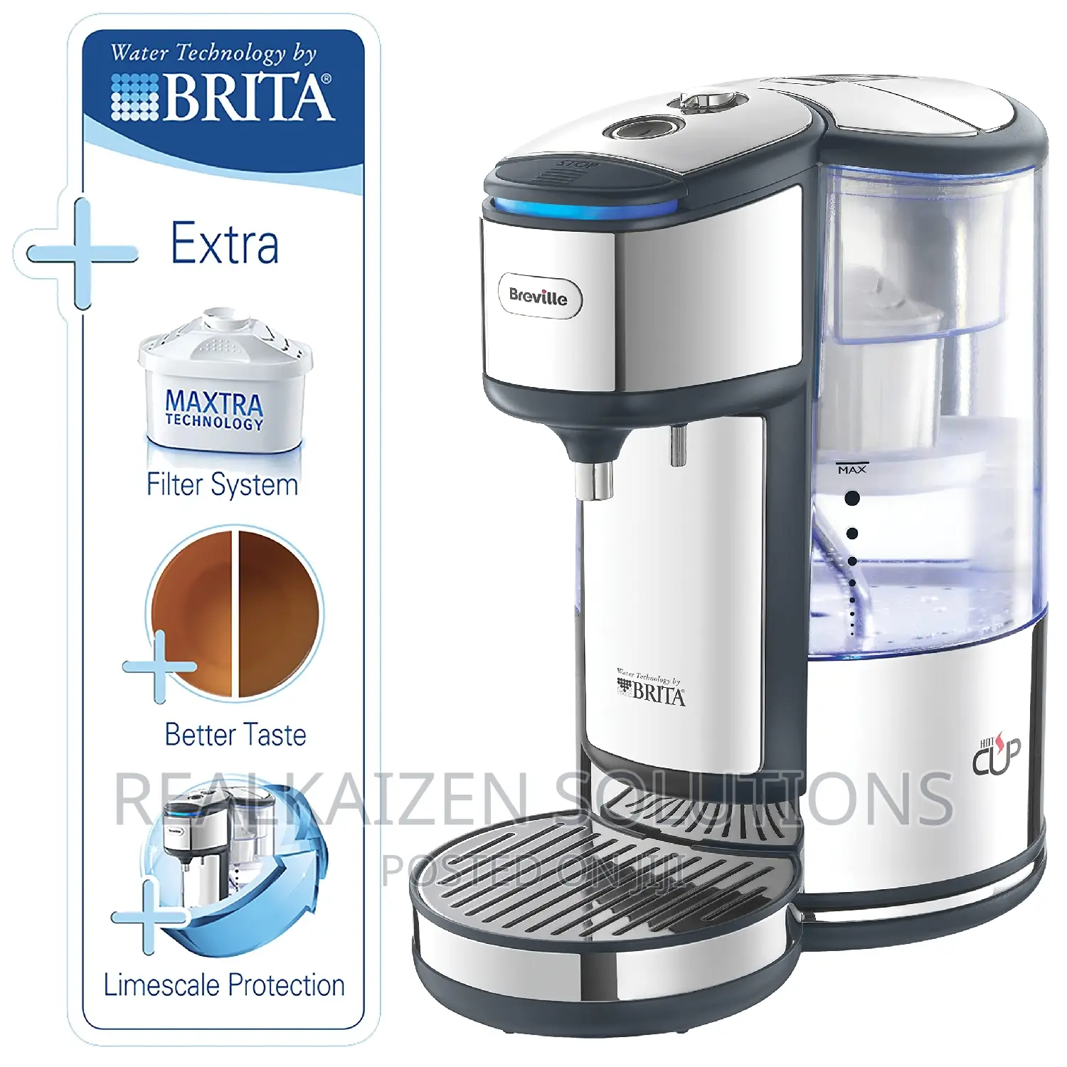 UK BREVILLE BRITA Hotcup Hot Water Dispenser | With Filter