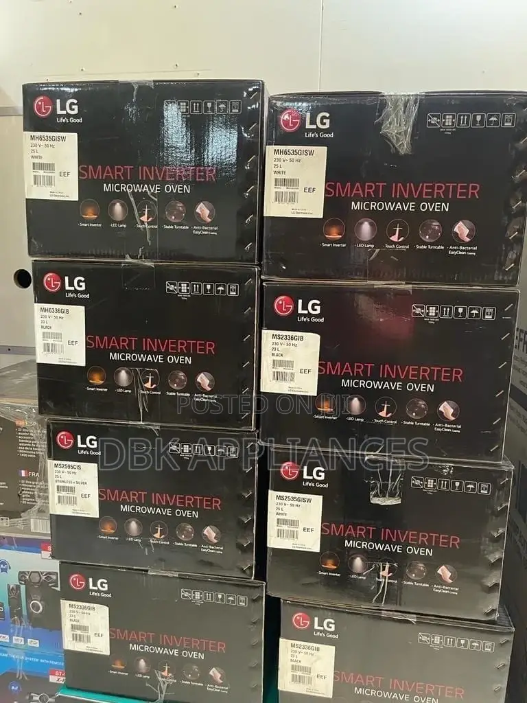 LG Smart Inverter Microwave Ovens Available