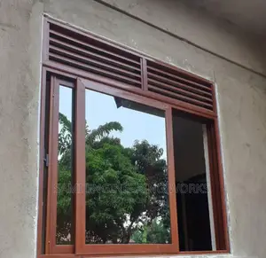 Aluminum Wood Finish Window