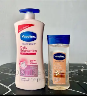 Vaseline Daily Brightening Lotion + Vaseline Cocoa Gel