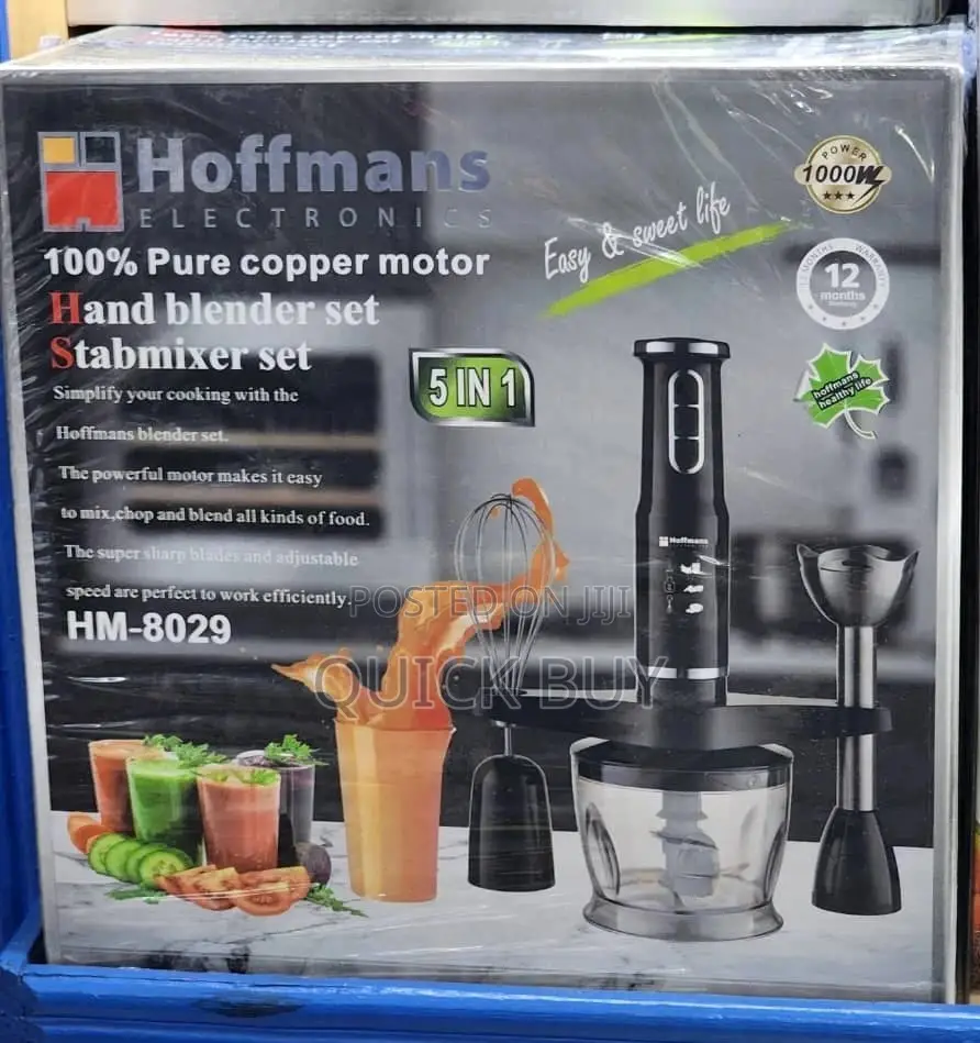 Hoffman's 5 in 1 Hand Blender Mixer Set
