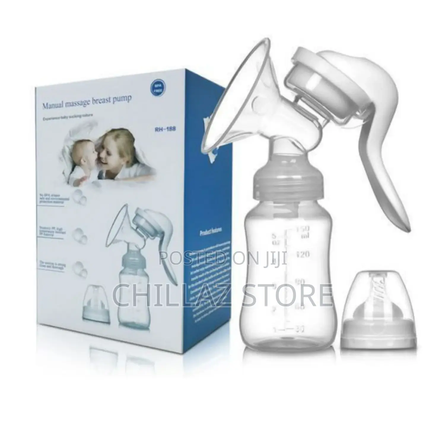 150ml 2 in 1 Manual Massage Breast Pump.