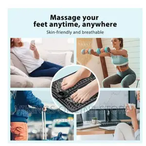 EMS Electric Foot Massager Pad Muscle Stimulator LCD Mat