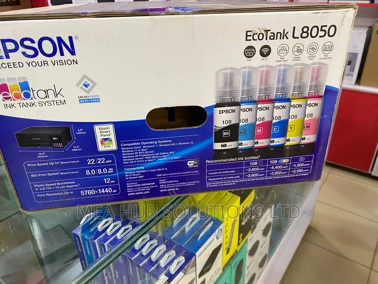 Eco-Tank L8050 Epson Printer