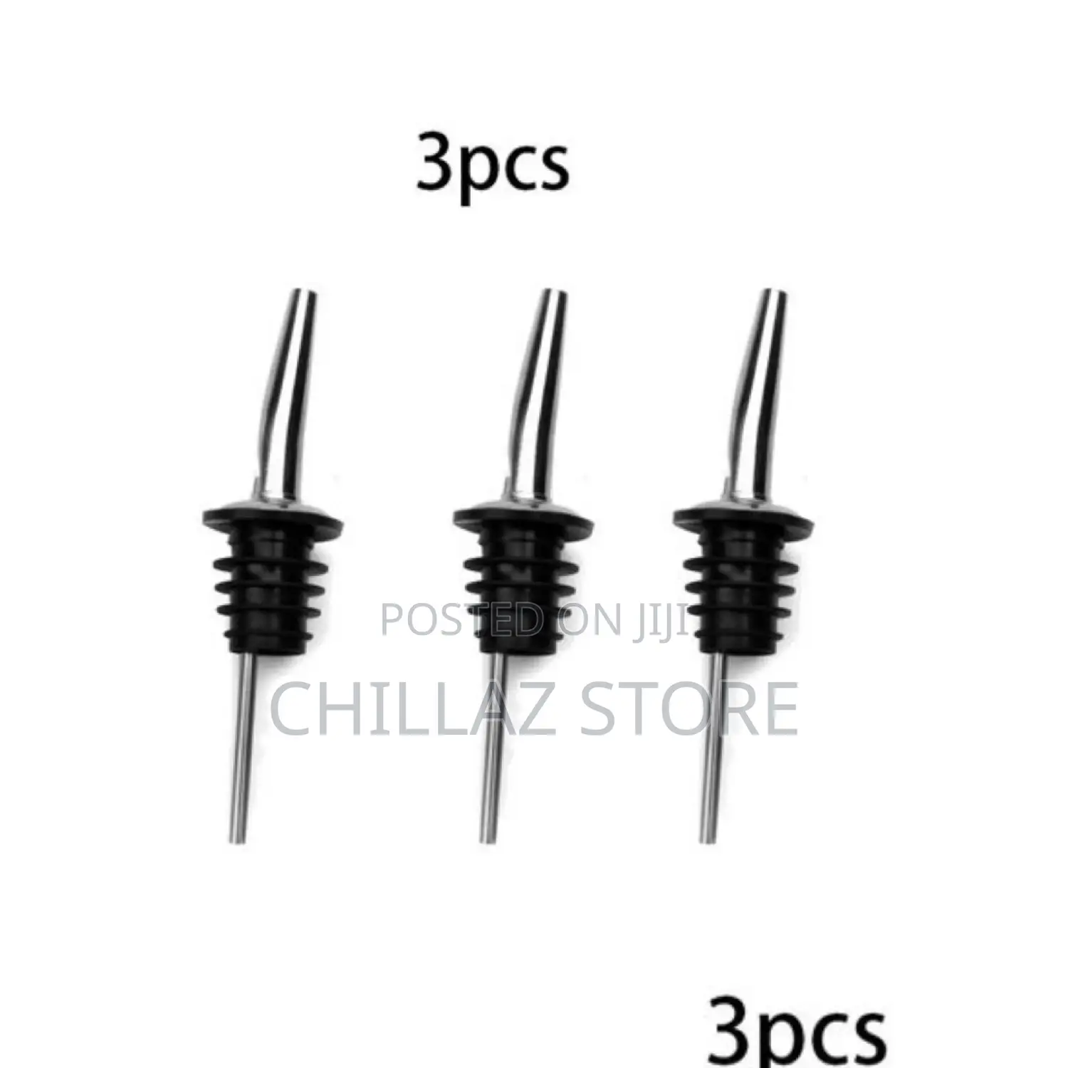 3pcs Stainless Liquor Pourer.