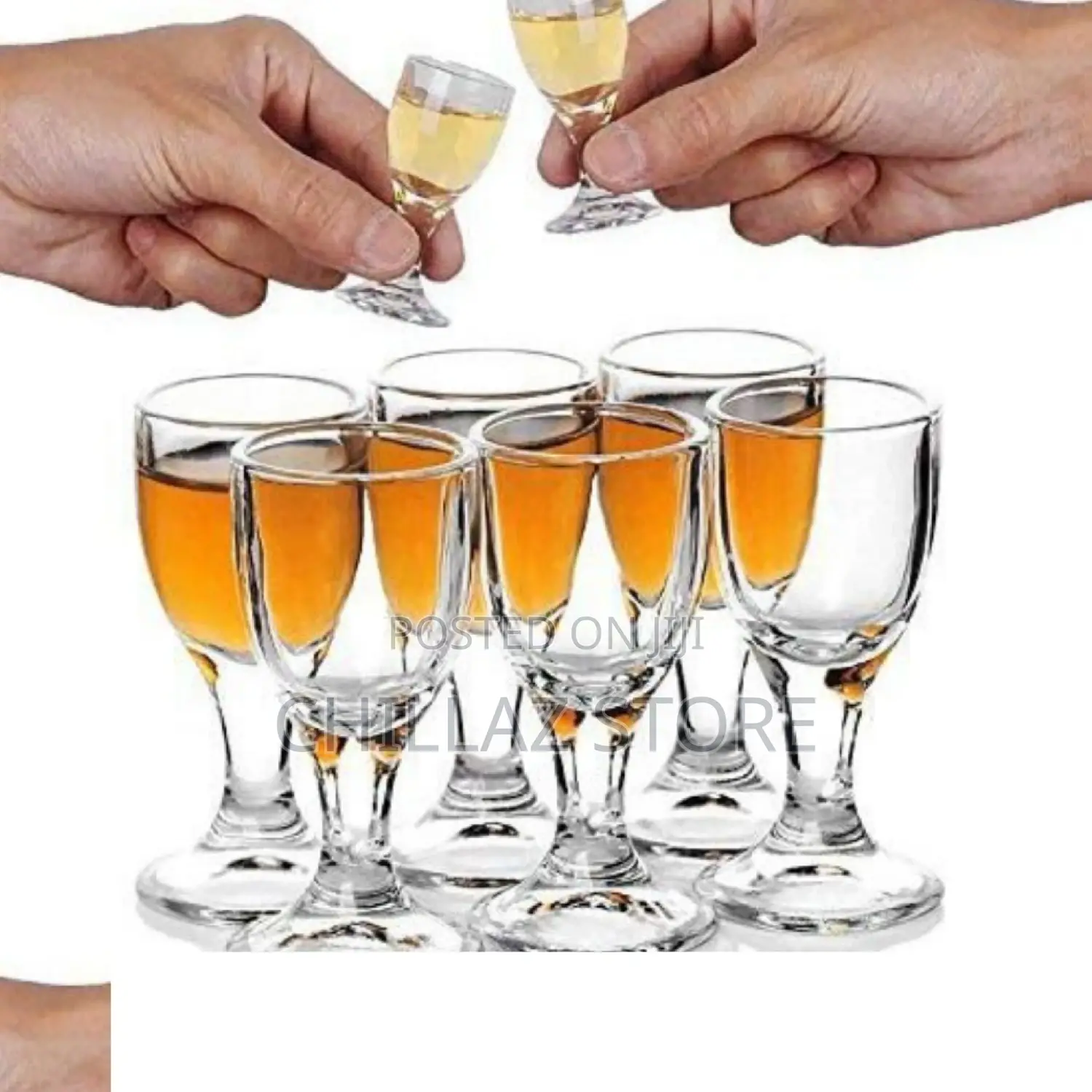 Small Whiskey Glasses.