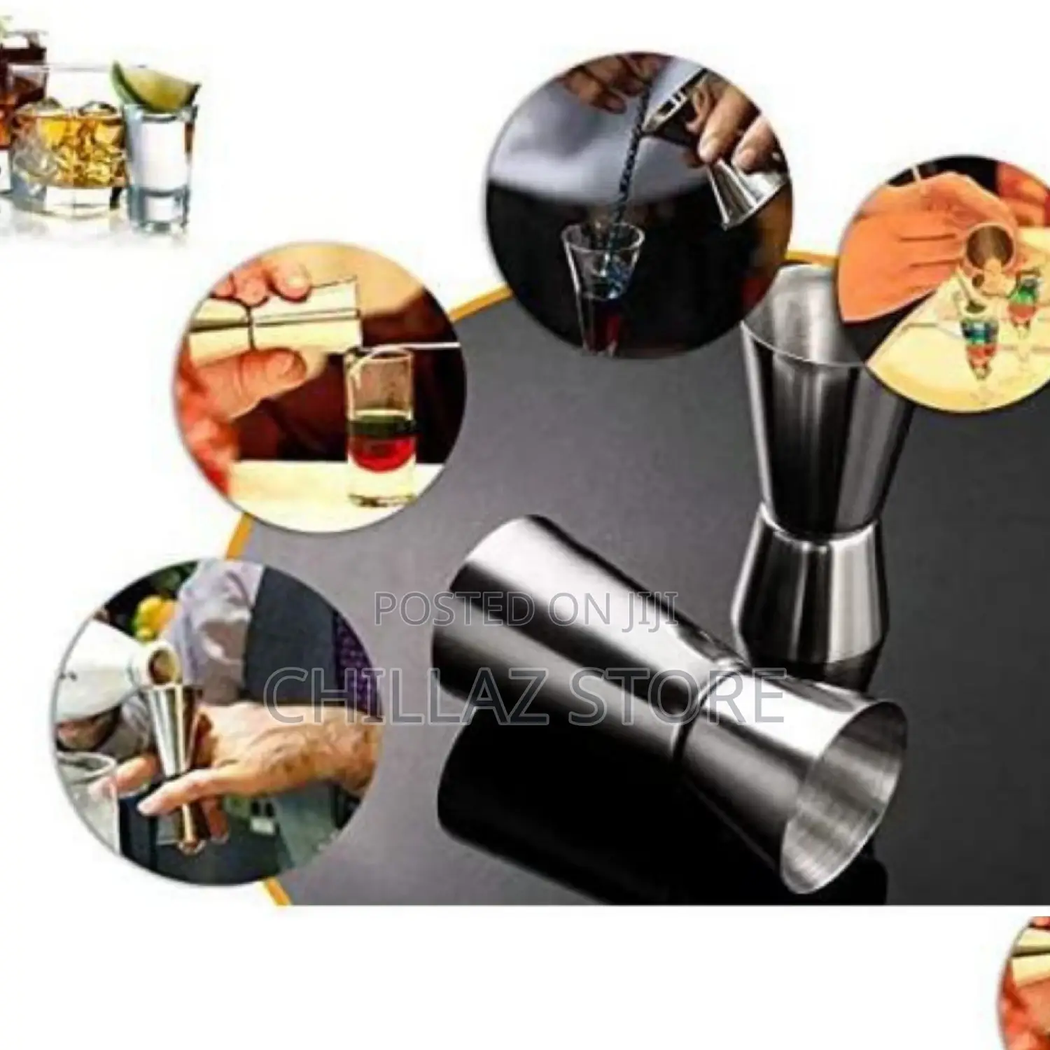2pcs Cocktail Jigger Measuring Cups.