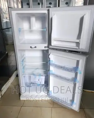 Adh 138l Top Freezer Double Door Refrigerator - Silver