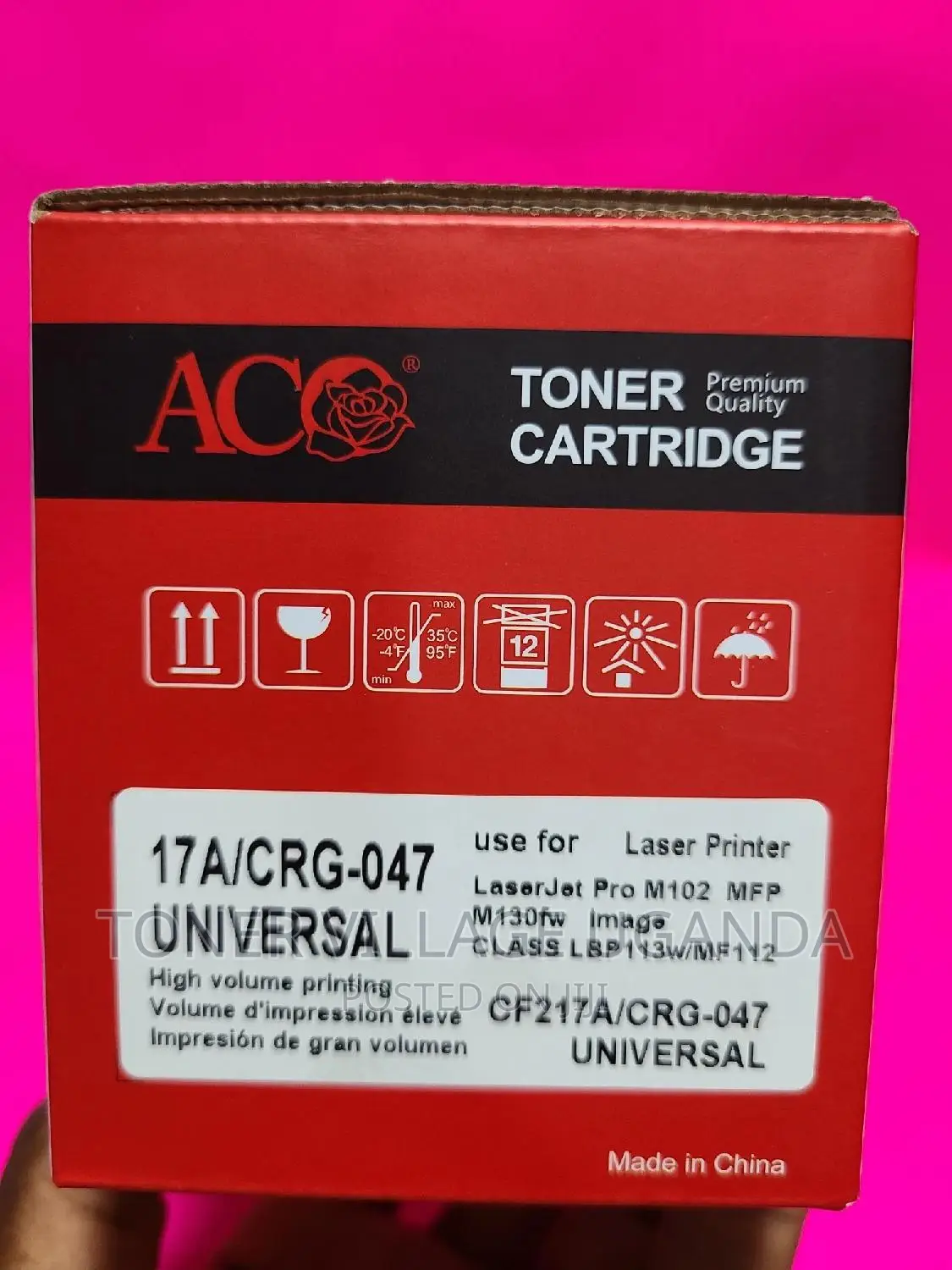 17A Toner Cartridge for Use in Hp M102a M102w M130a