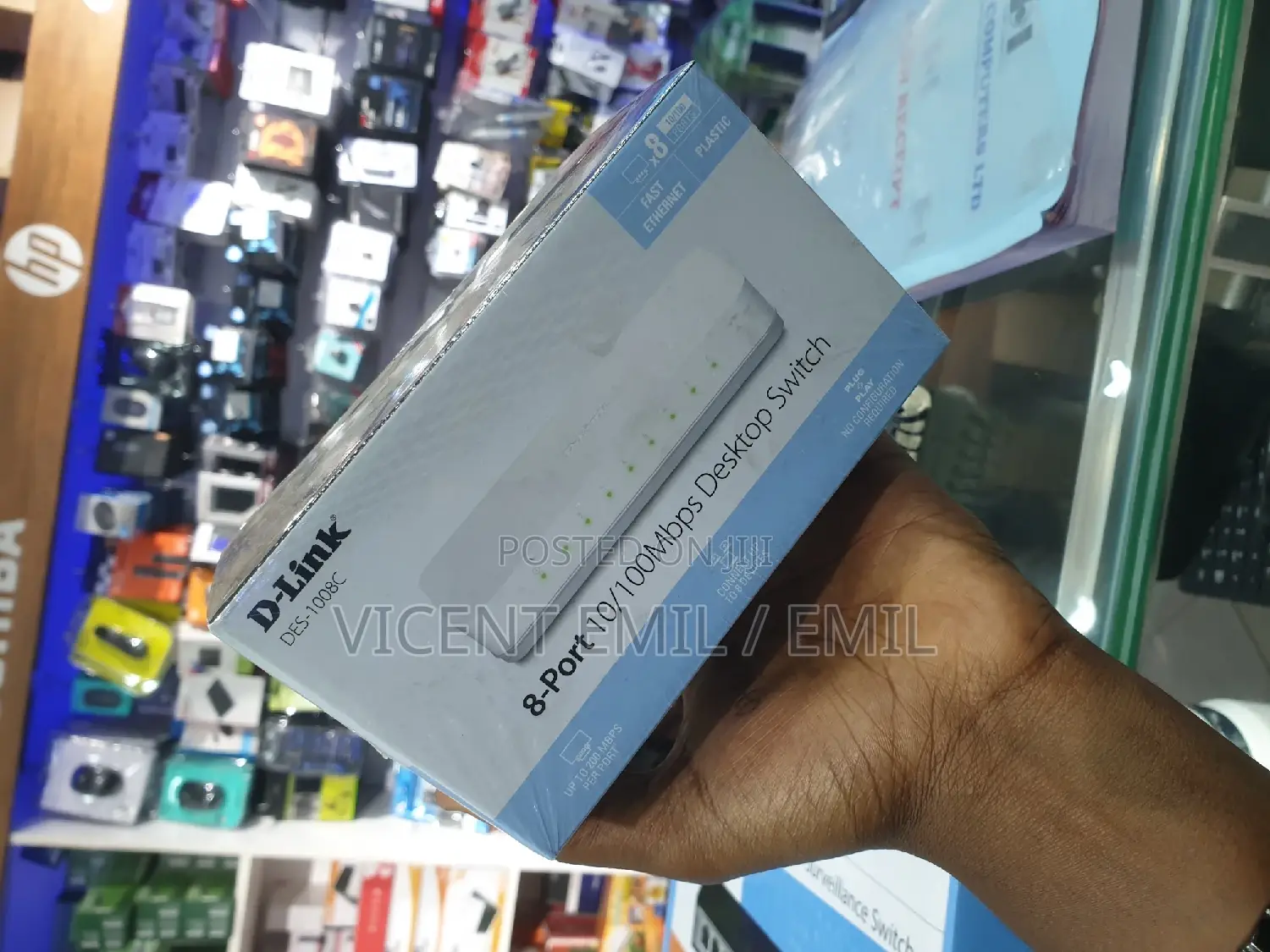 D-Link 8ports Switch 10/100mbps Desktop Switch