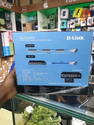 D-Link 10-Port 10/100 Long Range Poe Surveillance Switch