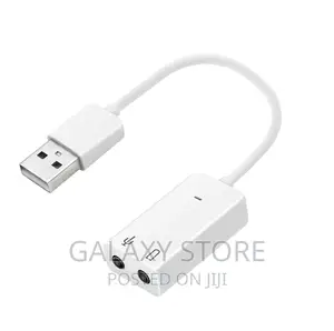 USB External Sound Card Adapter Audio Output Microphon Input