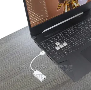 USB External Sound Card Adapter Audio Output Microphon Input