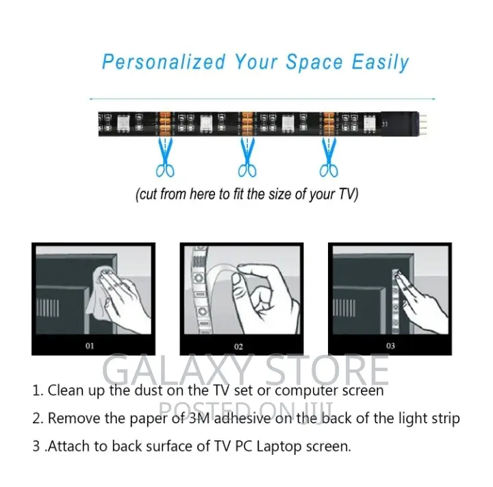 Usb 5V RGB Led Strip Light Multicolor Lighting Tv Lighting