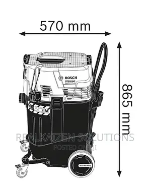 German BOSCH 55L Wet and Dry Dust Extractor Vacuum Cleaner