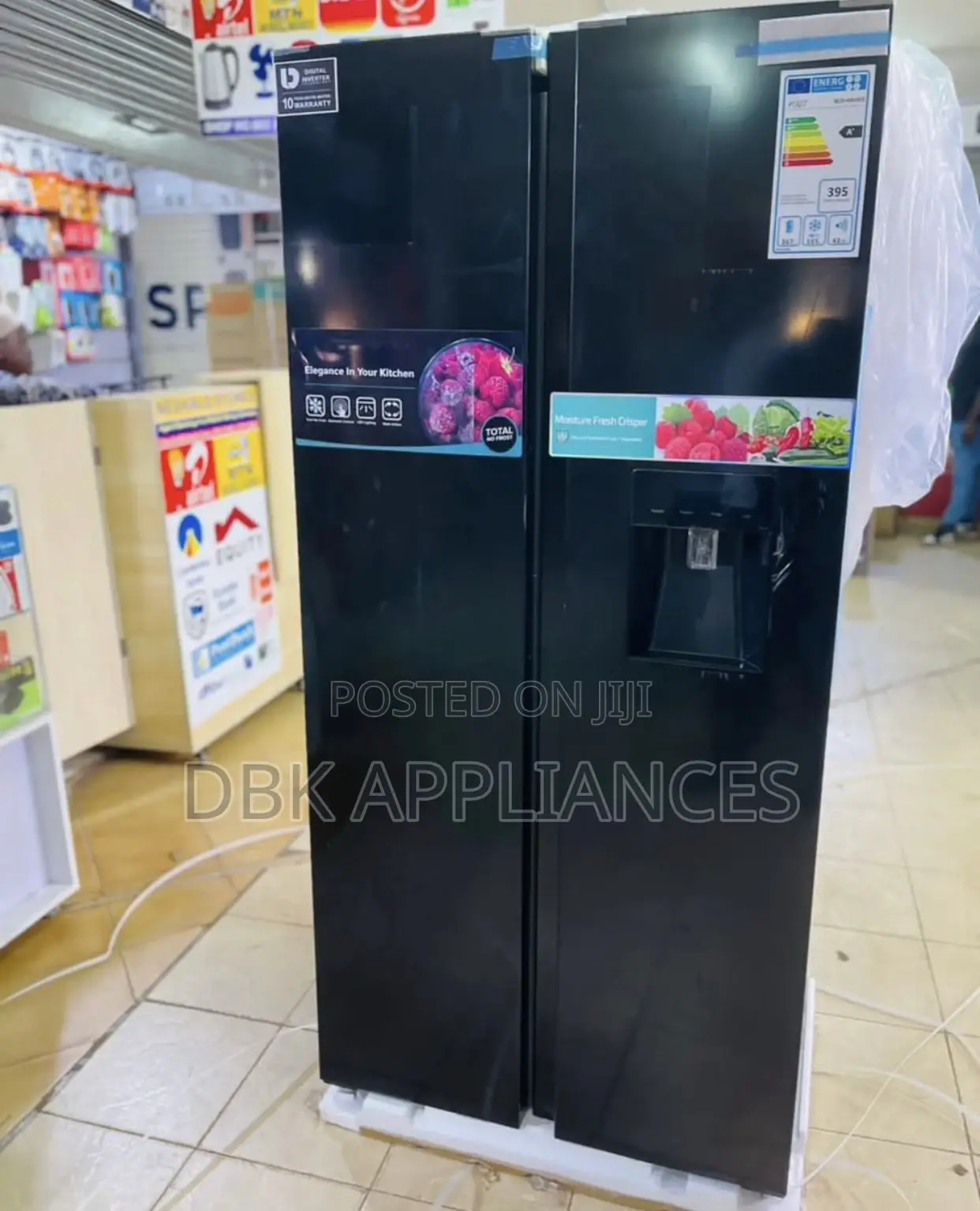 SPJ Side by Side Refrigerator With a Dispenser