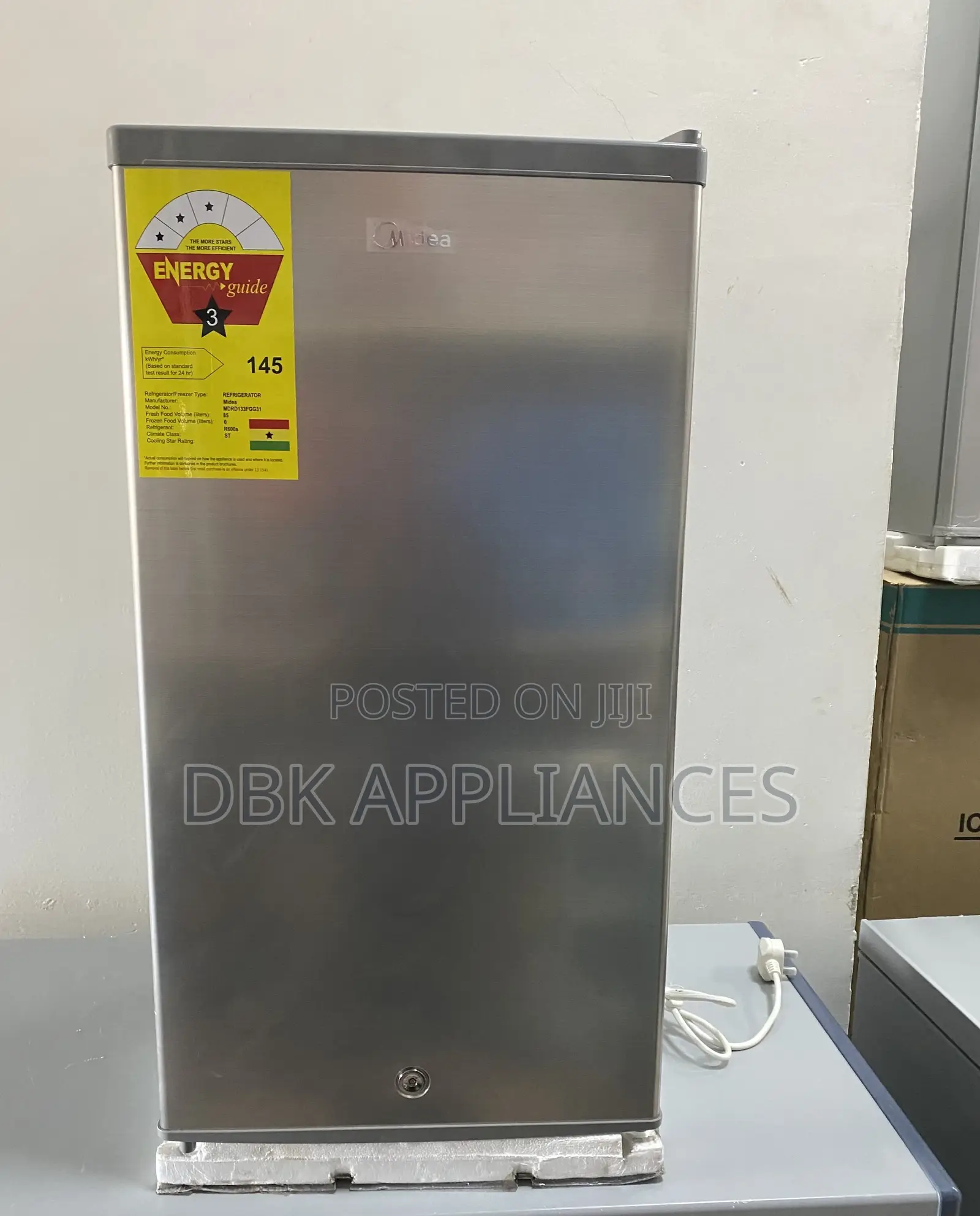 MIDEA 120L Single Door Fridge 3yr Warranty Original