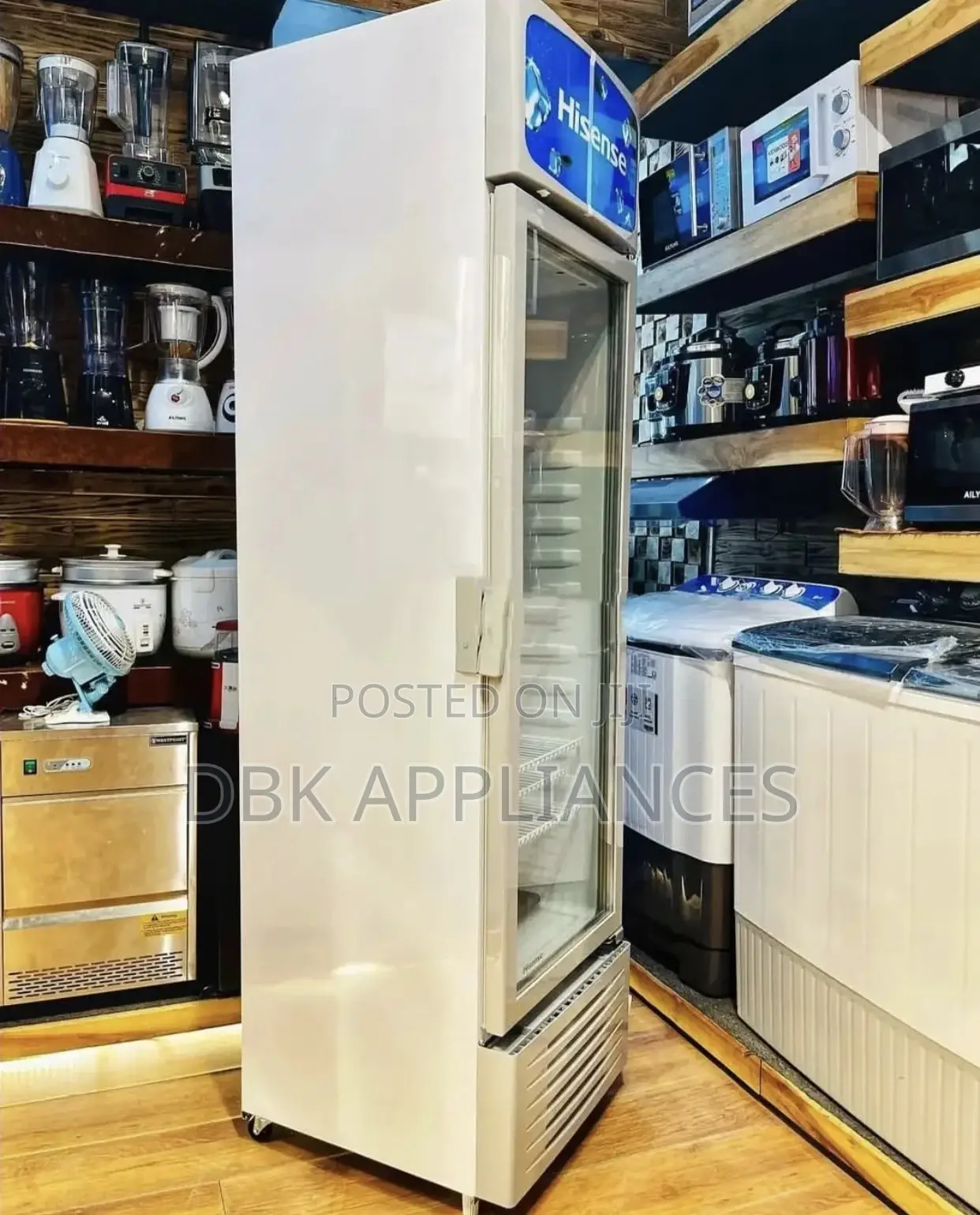 Hisense 300l Chiller Display Refrigerator for Business