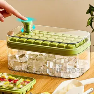 32/64grid Pressing Style Ice Mold Box Plastic Ice Cube Maker