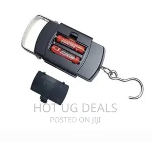 50kg Weiheng Portable Electronic Weighing Scale - Black