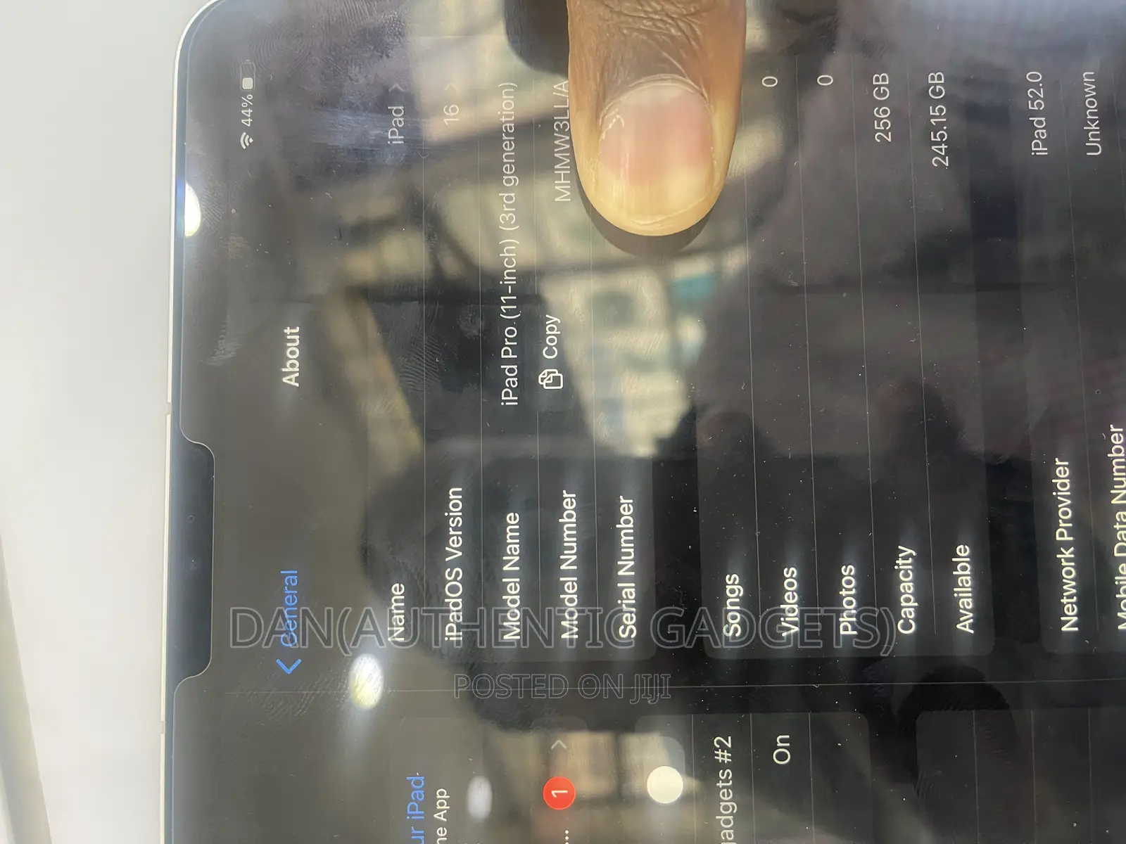 New Apple iPad Pro 11 (2021) 256 GB Silver
