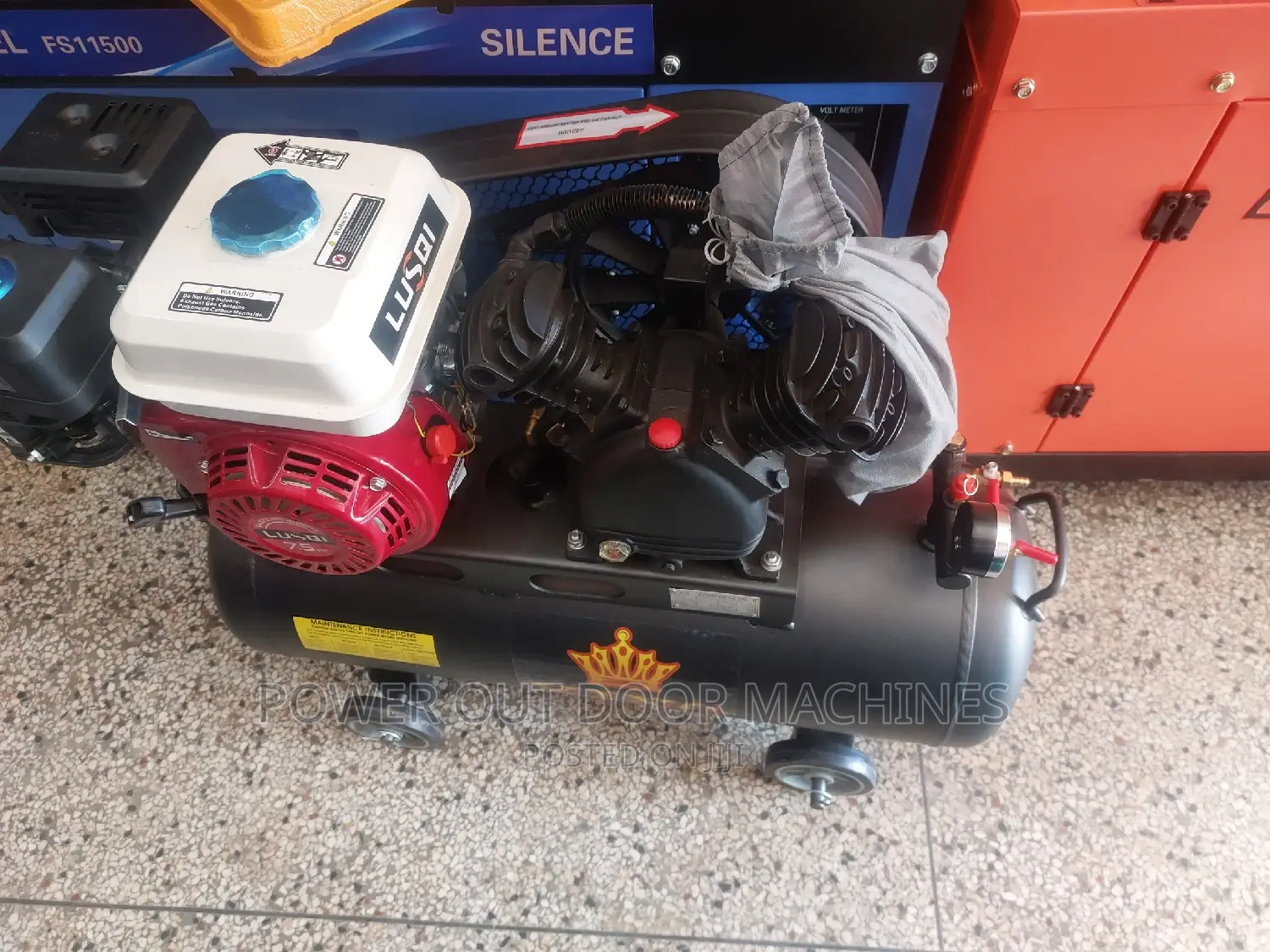 100 Litre Petrol Engine Compressor