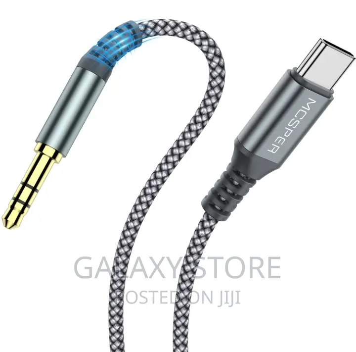 Type C to 3.5mm Audio Aux Jack Cable C Adapter to 3.5mm