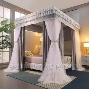 Fantastic 4 Stand Mosquito Net With Curtain